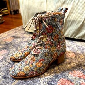 Anthropologie Floral Boots!